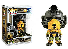 Фігурка Funko Pop Фанко Поп Фаллаут Екскаваторна броня Fallout Excavator armor 10 см F EA 482
