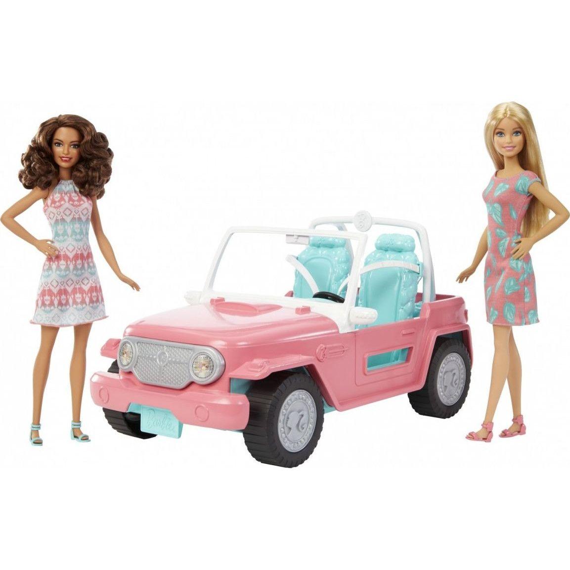 Barbie Jeep with Two Dolls Барбі джип та 2 ляльки Барби Джип + 2 куклы Mattel FPR59