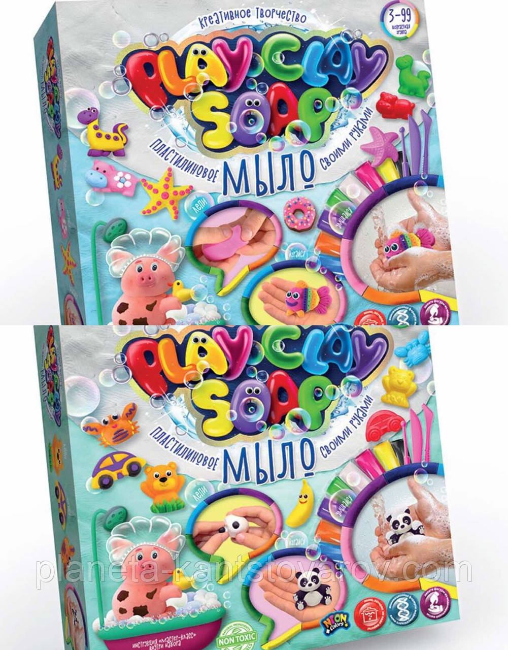 Набір для творчості "Пластилінова мило 8 кольорів" PCS 01-01.02.