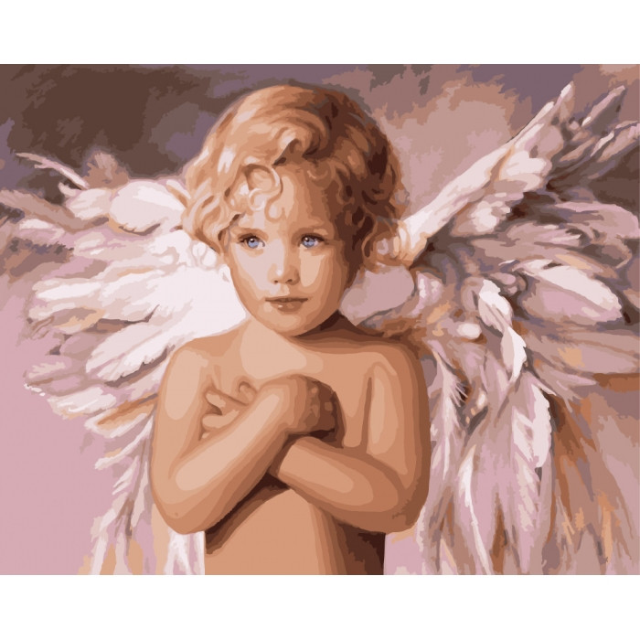 Картина за номерами Ангел удачі KHO2315 40х50см Ідейка