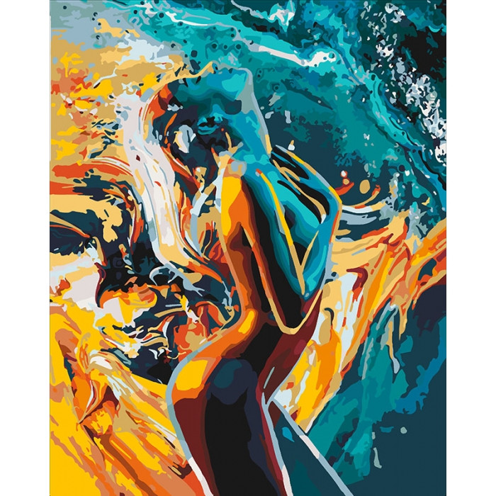 Картина за номерами Пристрасть жінки KHO4528 40х50см Ideyka