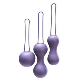 Набір вагінальних кульок Je Joue - Ami Purple, діаметр 3,8-3,3-2,7 см, вага 54-71-100гр 777Shop.com.ua