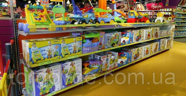 Стеллажи торговые для магазина детских товаров. Торговое оборудование WIKO для детских магазинов - фото 1 - id-p1303257