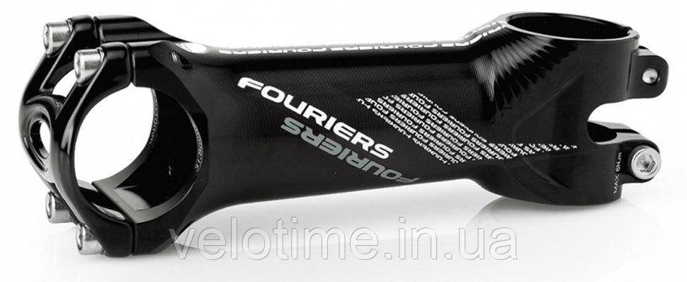 Винос керма Fouriers RA002 Full CNC (6град. алю-тит.болти 1-1-8'' 31.8х120мм, чорний)