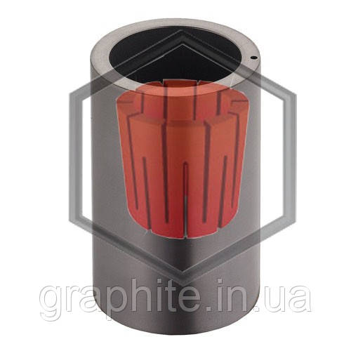 Тигель графитовий VC-200/300/500/600 (d-78/60*120, грануляция и литье)