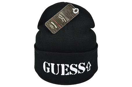 Шапка Flexfit Guess 53-57 см Чорна (F-09118-117), фото 1