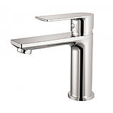 Змішувач для умивальника прямокутний Haiba Alex 001 (HB0879), фото 3