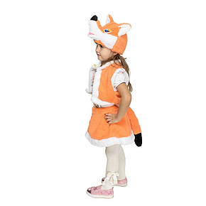 Дитячий костюм Лисички для дівчинки 3,4,5,6 років Новорічний костюм Лисиці, фото 2