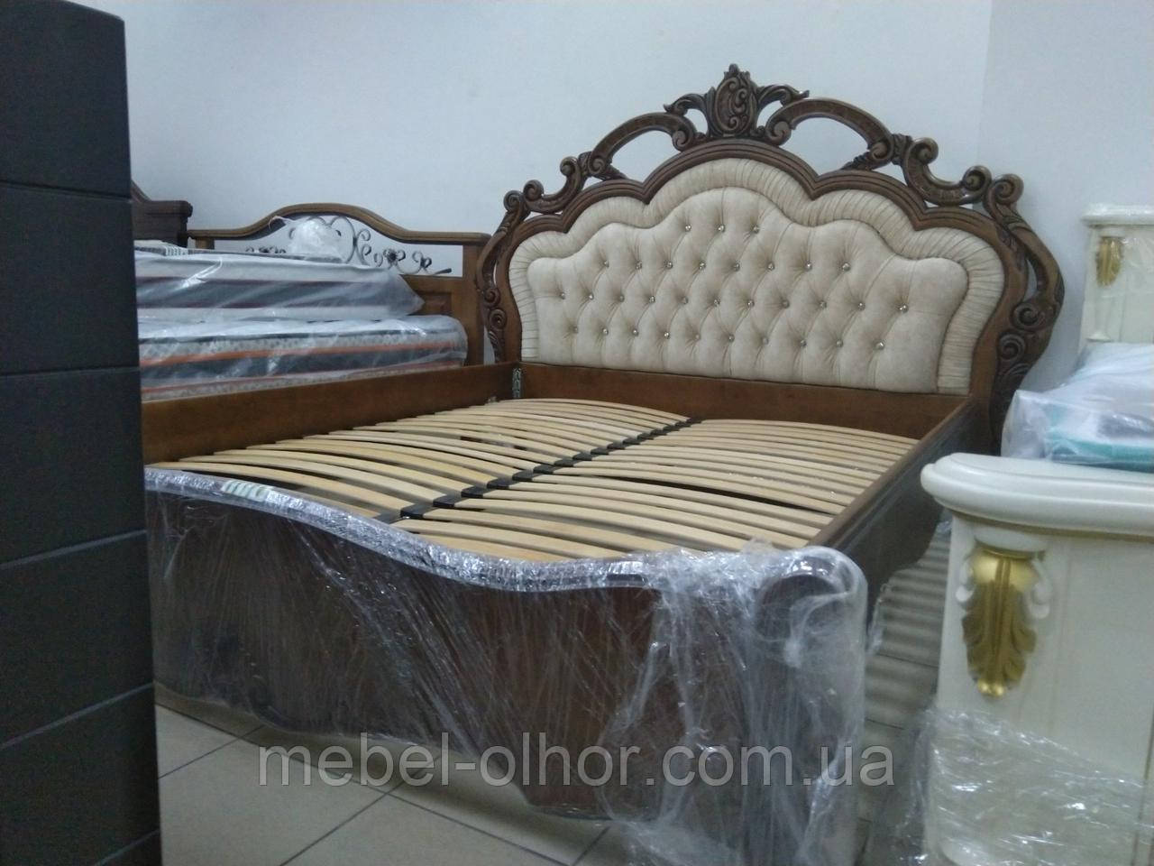 Ліжко дерев'яна Різьблена