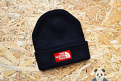 Стильна чоловіча шапка The North Face Beanie чорна