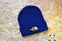 Модная шапка мужская The North Face Beanie синяя