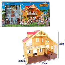 Великий будиночок Happy Family 012-03 тварини флакові (аналог Sylvanian Families). Свет, фото 2