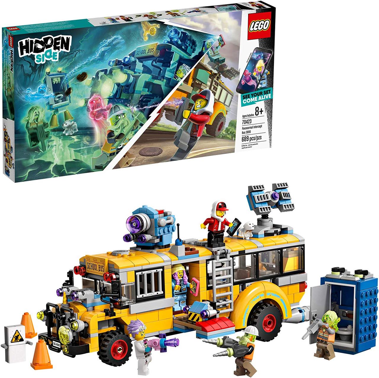 LEGO Hidden Side Автобус мисливців за паранормальними явищами 689 деталей (70423)