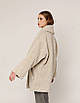 Бежеве пальто Oversize з екохутра WOOLBOOK, фото 5