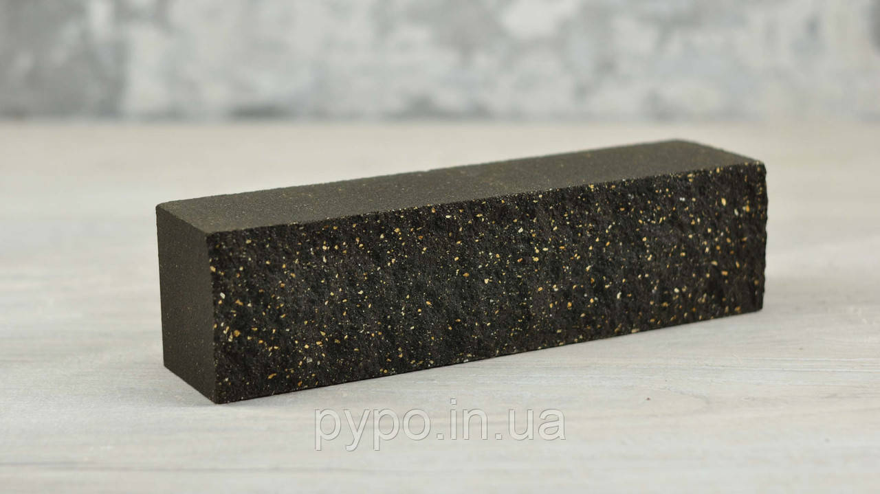 Цегла колота мармур половинка стінова Торф'яний "Slim Stone".