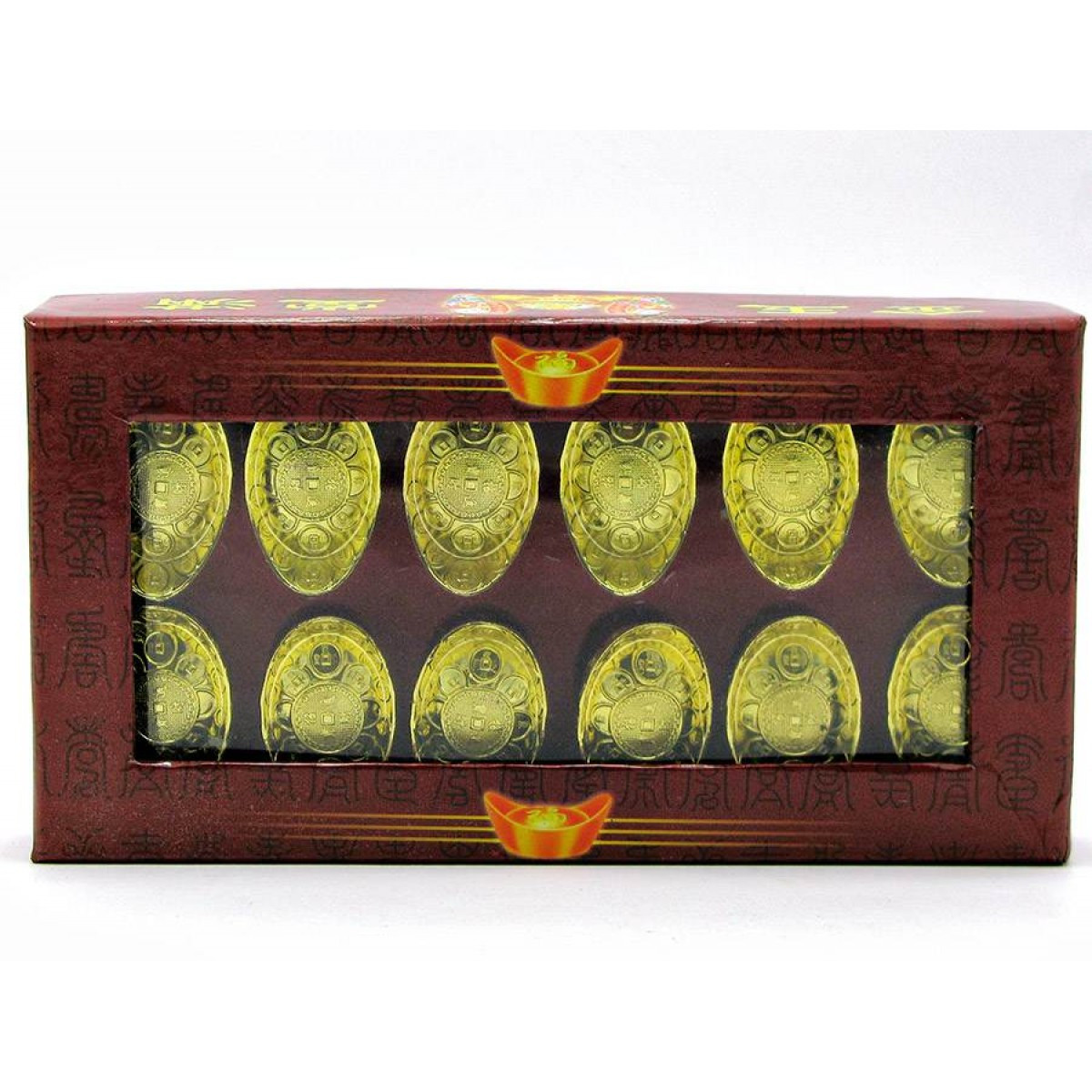 Купить Чаша богатства фен-шуй золотистая набор 12 шт, цена 500 ₴ — Prom ...