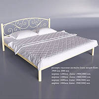 Ліжко двоспальне "Лілія"