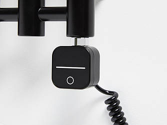 ТЕН HeatQ NEX APP black: регулятор 30-60С +таймер до 8 год + Bluetooth + програматор до 7 днів через телефон