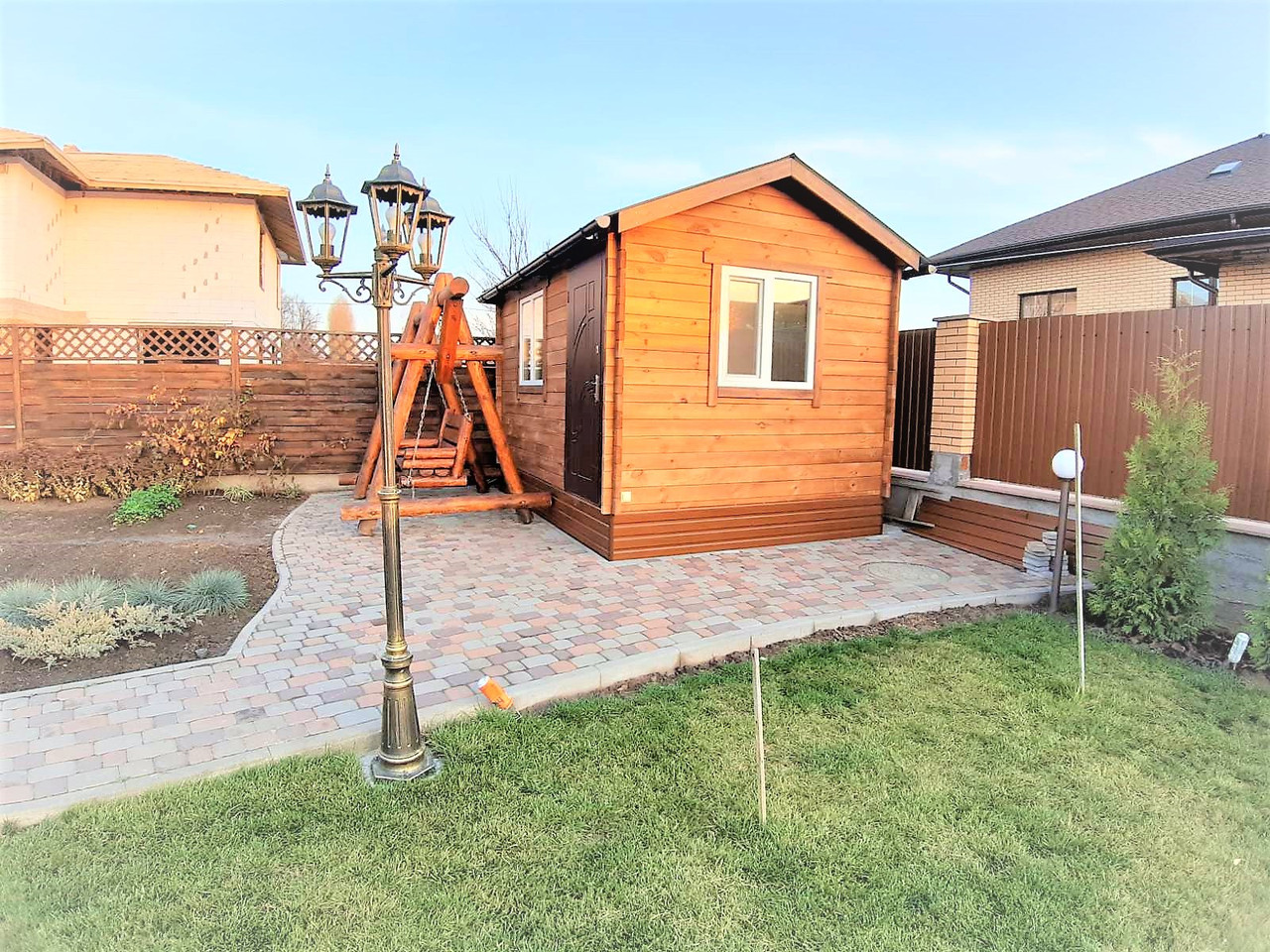 Баня дерев'яна з профільованого бруса 3х4 під ключ з електрокаменкою