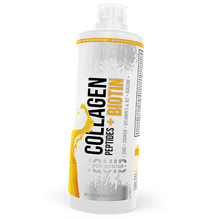 Колаген MST Nutrition Collagen Peptides + Biotin 1000 ml Orange Juice, фото 2