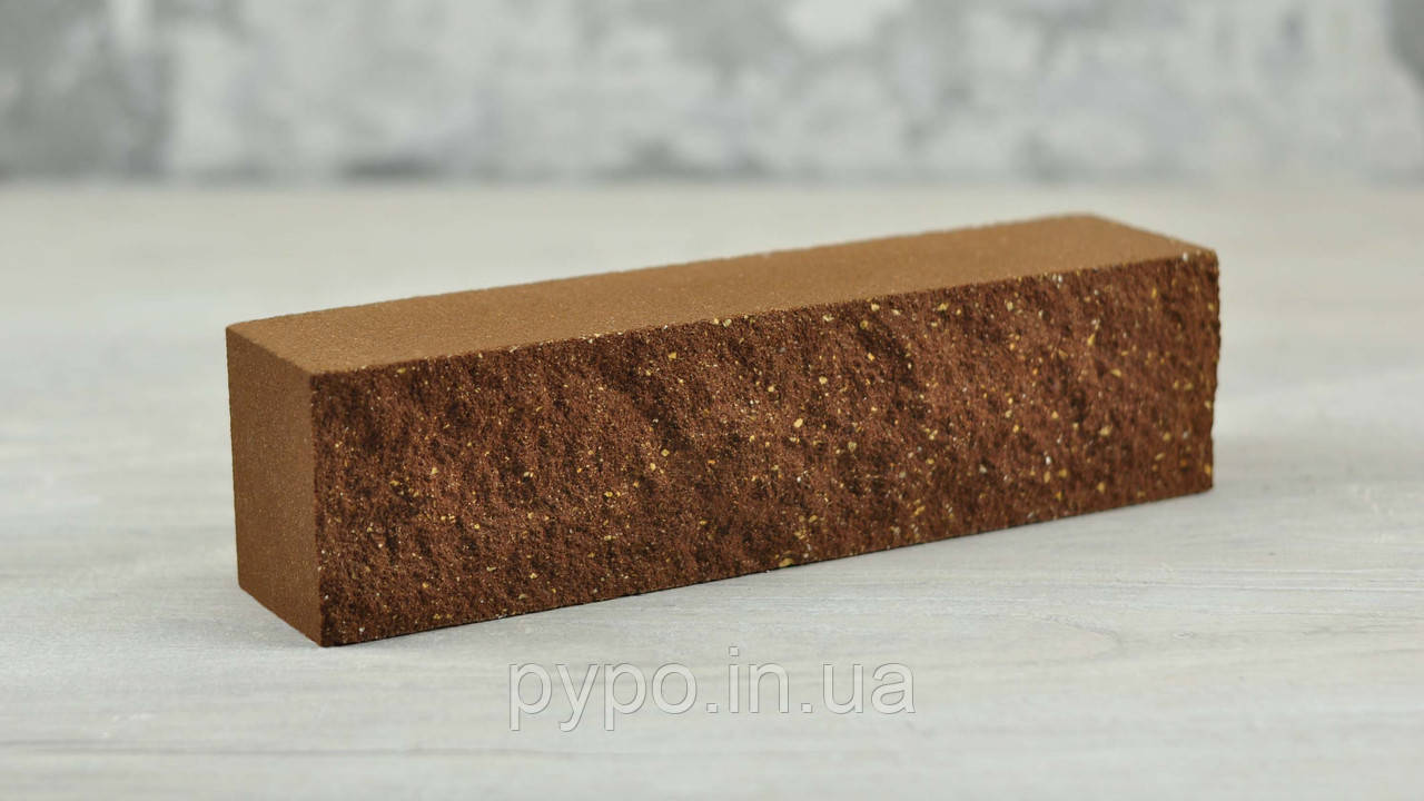 Цегла колота мармур половинка стінова Капучино "Slim Stone"., фото 1