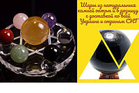 Balls made of natural stones-Кулі з натуральних каменів їх сила і можливості застосування