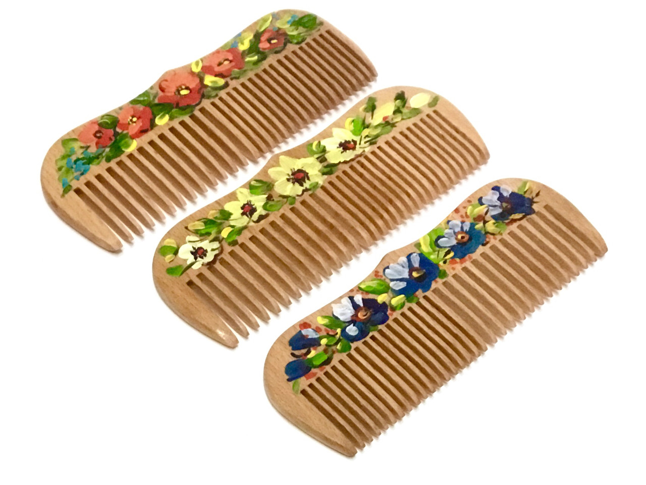 Гребінець дерев'яний SPL,165 мм