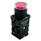 Кнопка "Стоп" NP2-EW3465 230V LED червона з підсвічуванням