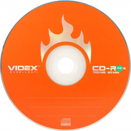 Компакт диски VIDEX CD-R 700 Mb 52x bulk 50 - фото 2 - id-p1083658626