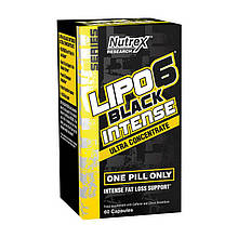 Жироспалювач Nutrex Lipo 6 Black Intense Ultra Concentrate 60 Caps