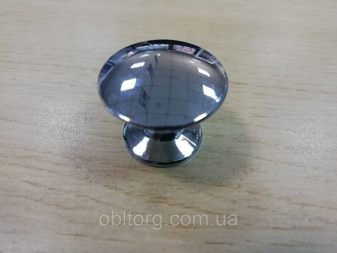 Ручка меблева кнопка ALVA 2/005 хром 9, фото 1