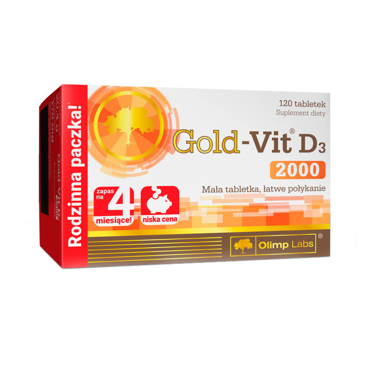 Витамин Gold Vit D3 2000 Olimp Labs 120 tabs