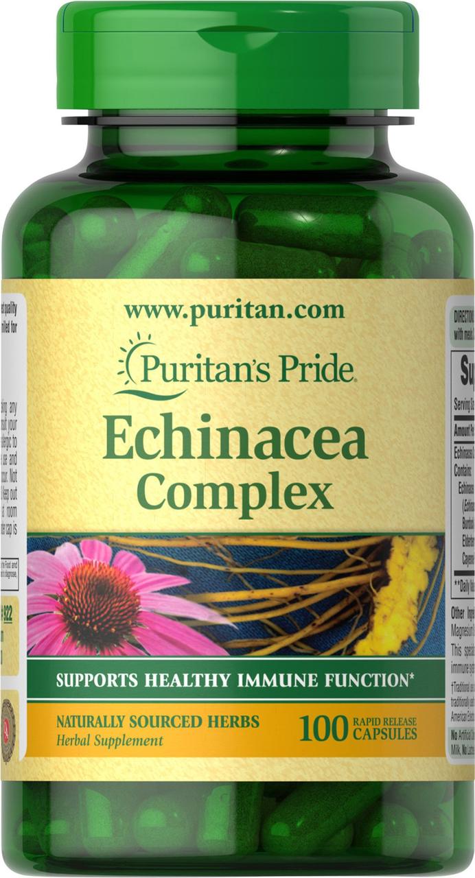 Харчова домішка Puritan's Pride Echinacea Complex 100 caps