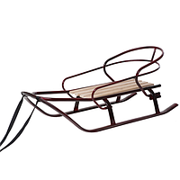 Санки Спринтер + спинка Бордовий