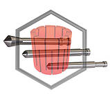 Шток графітовий Galloni 15,8 mm 17,8mm, фото 5