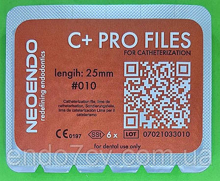 Ц+ Про файли 010 25 мм >< C+ Pro Files 010 25 мм NEOENDO, фото 2
