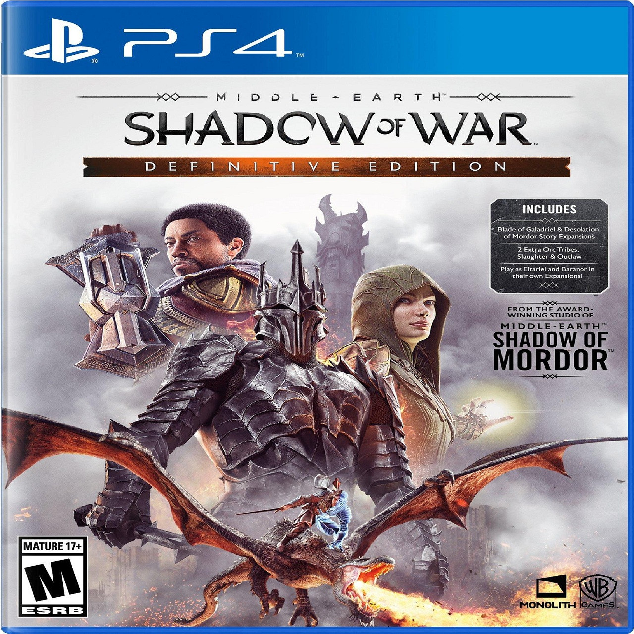 Middle-Earth:Shadow of War Definitive Edition (російська версія) PS4