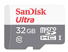 Картка пам'яті Sandisk 32 GB Micro-SDHC Class 10 UHS-I Ultra (SDSQUNS-032G-GN3MN)