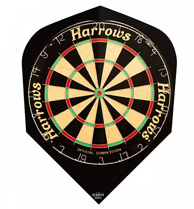 Оперення для дротиків дартс "Quadro" 9 шт. Англія "Harrows", фото 2