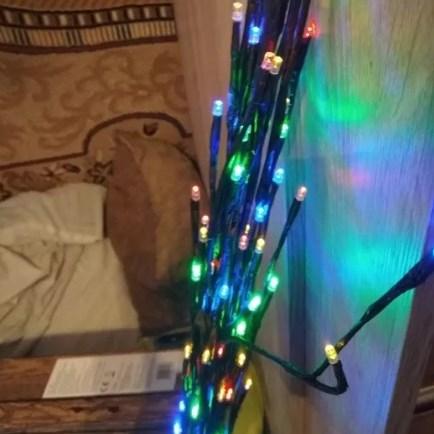 Светодиодное новогоднее дерево ночник LED высотой 1,5 метра РАЗНЫЕ ЦВЕТА - фото 9 - id-p1083767639