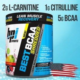 Амінокислоти BPI Sports Best BCAA Shredded 275g