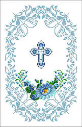 ХВВ-121. Схема для вишивки бісером Великодній рушник