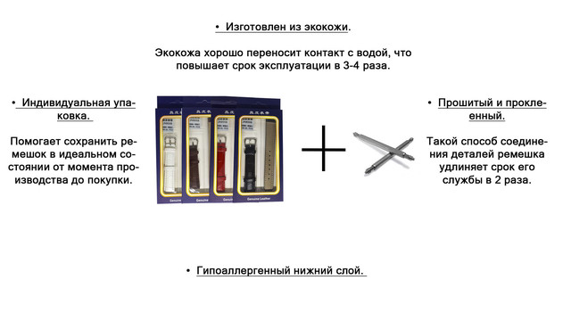 Ремешок для часов JN 16мм белый (ID#929134420), цена: 210 ₴, купить на ...