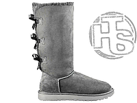 Женские сапоги UGG Bailey Bow Tall II Boot Grey 2026434