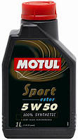 Моторное масло 5w50 для сложных условиях эксплуатации Motul Sport SAE 5W50 (1L)