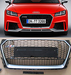 Решітка радіатора тюнінг Audi TT 8S (2014+) стиль TTRS