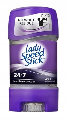 Дезодорант антиперспірант гелевий Lady Speed Stick Invisible Protection 65гр.