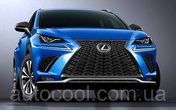 Передній бампер Lexus NX 2014+ г. у стилі 2018 р. F-Sport, фото 1