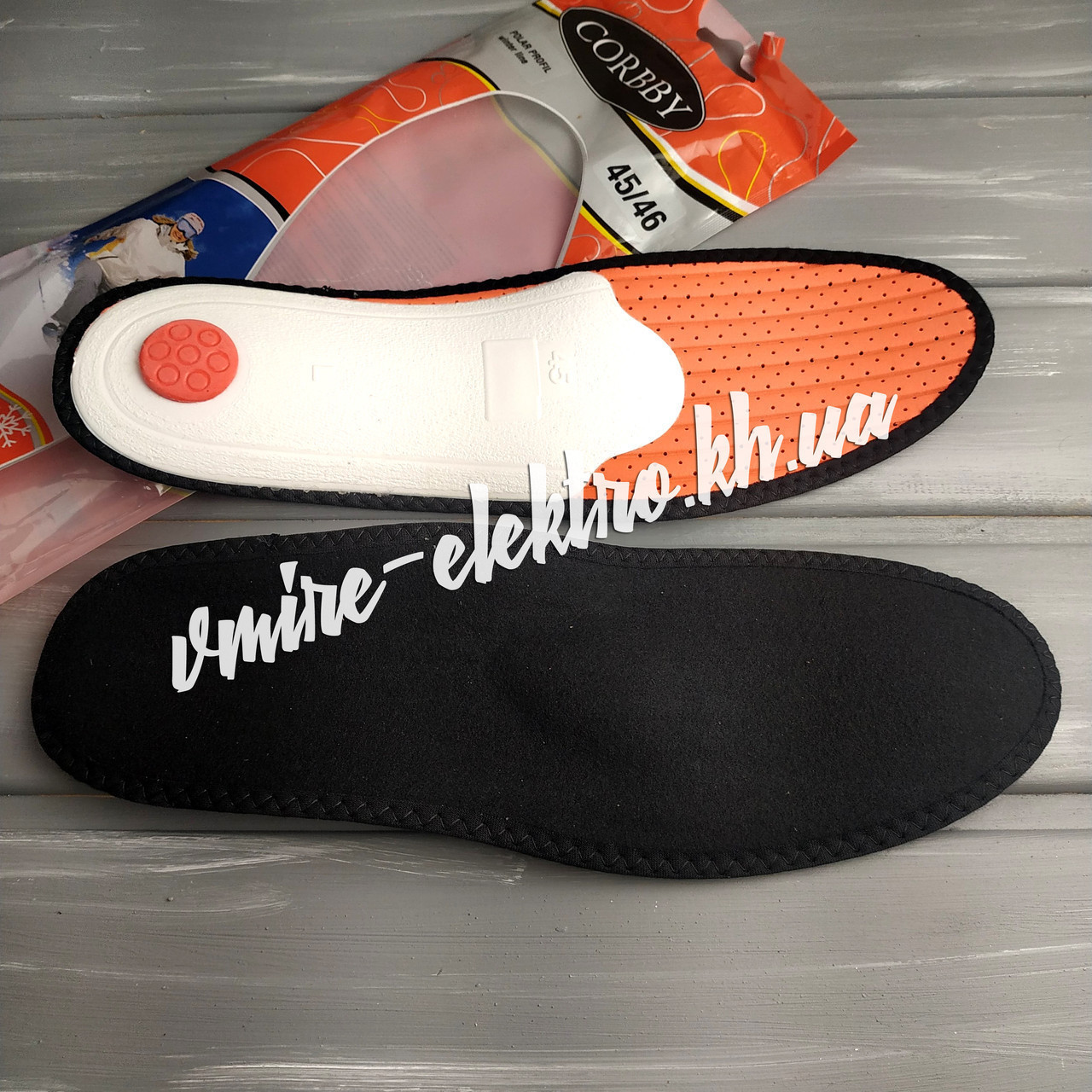 Устілки ортопедичні зимові Corbby Polar 43/44