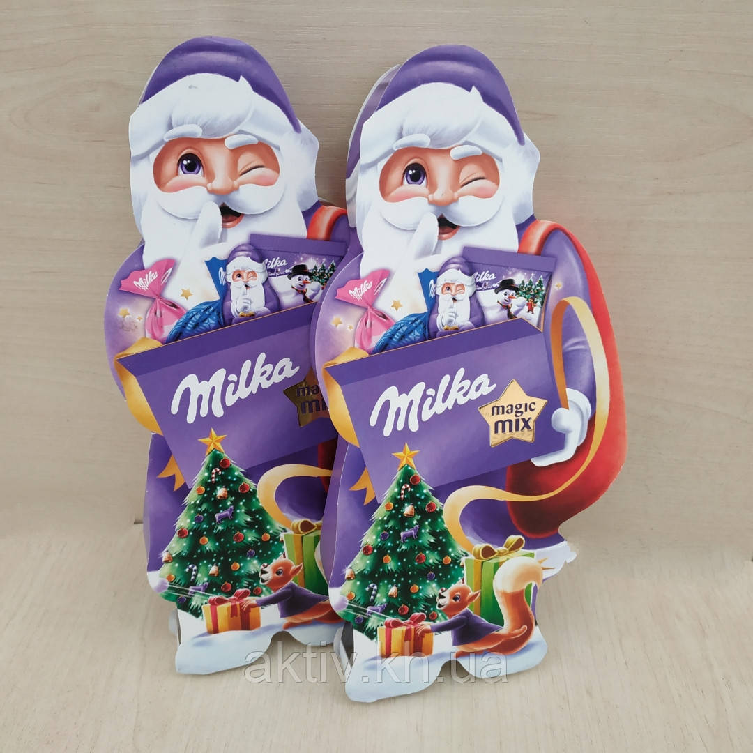 Шоколадний Дід Мороз Milka magic mix 124г